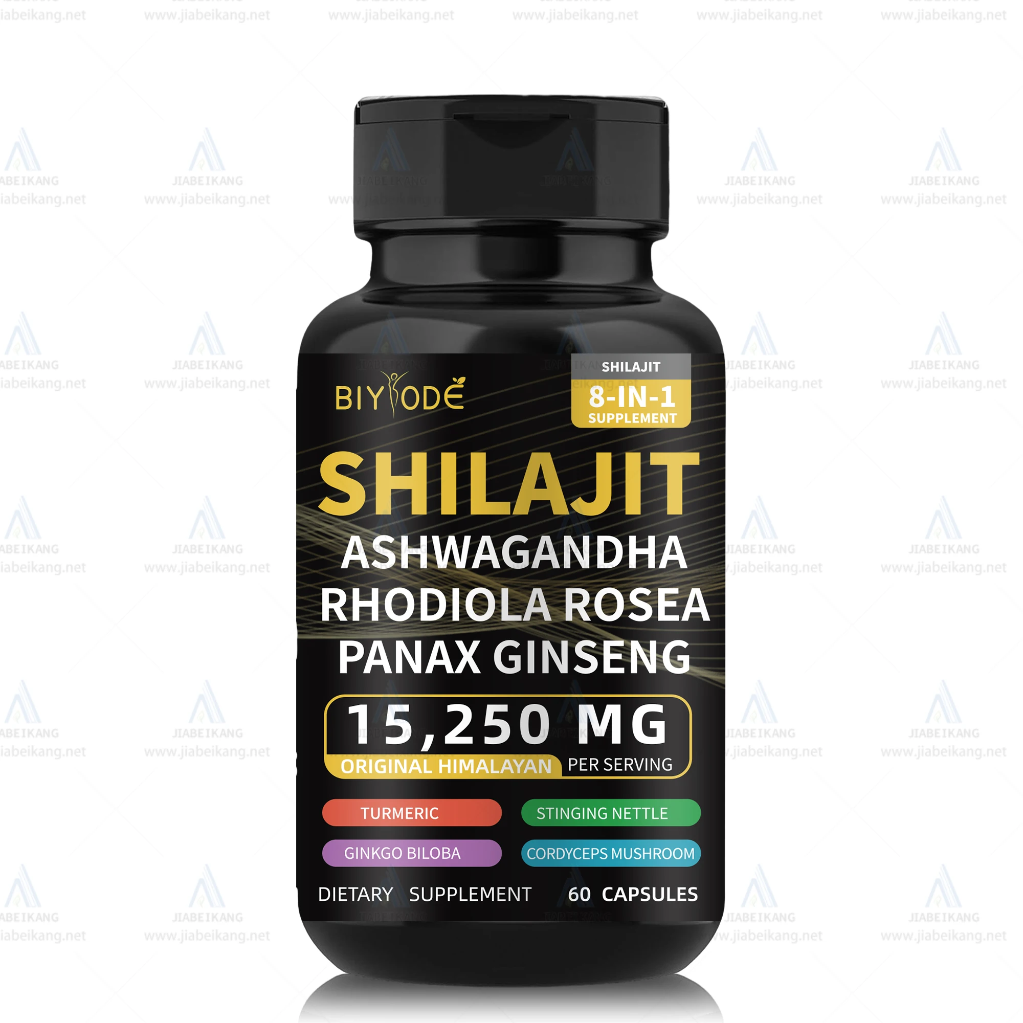 Профессиональный производитель OEM ODM пользовательские травяные добавки shilajit чистые органические капсулы
