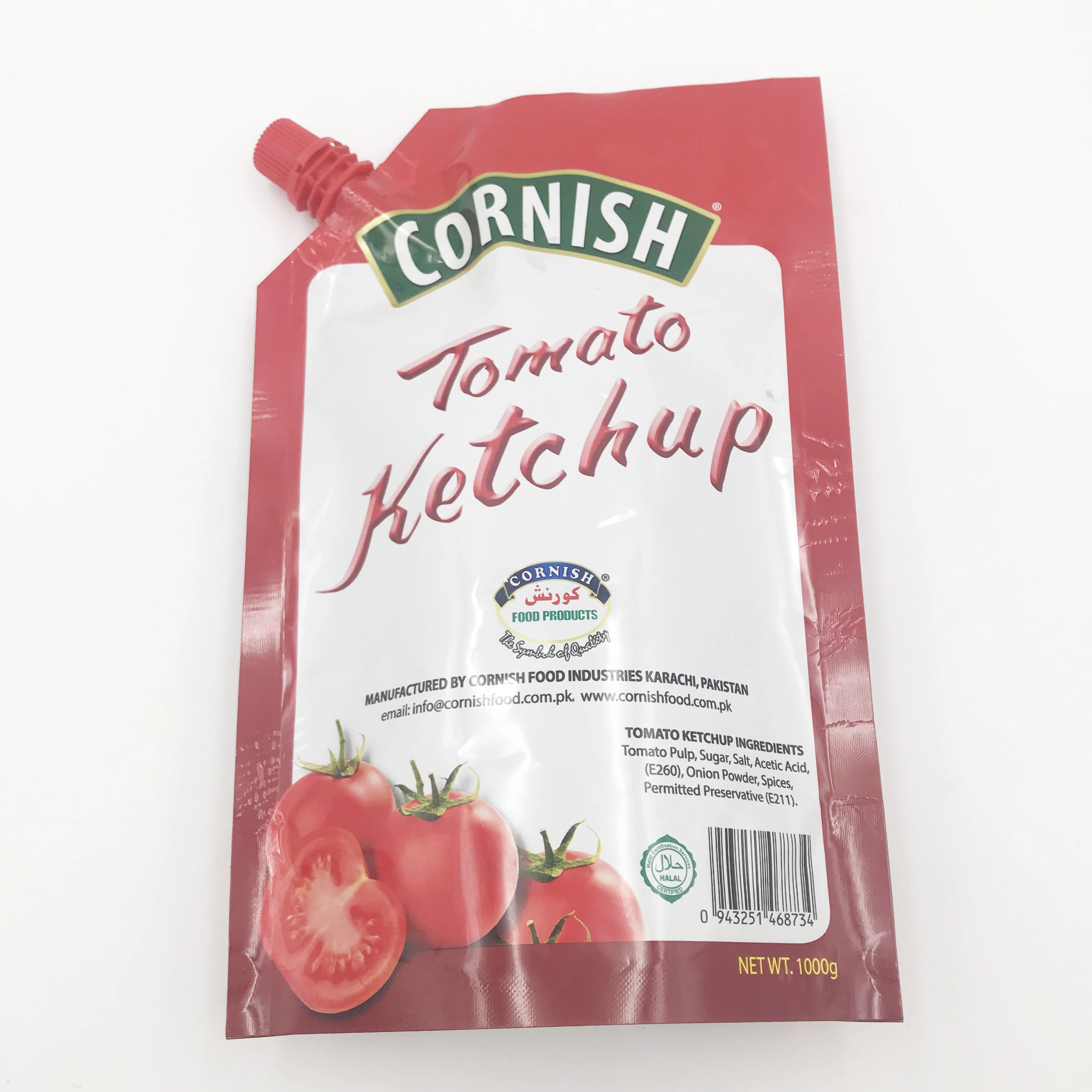 
Drinking pouch with spout for liquid packaging 