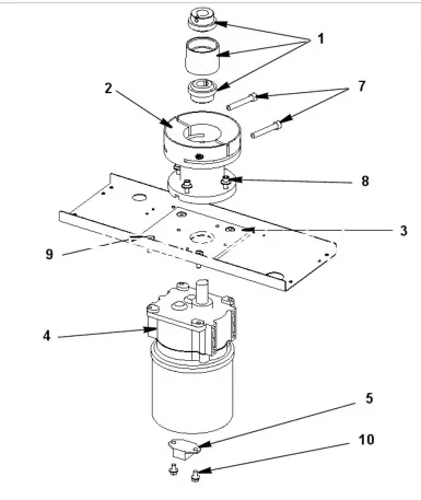 Manitowoc Ice 2001173 GEARMOTOR, PARALLEL-230V/50HZ