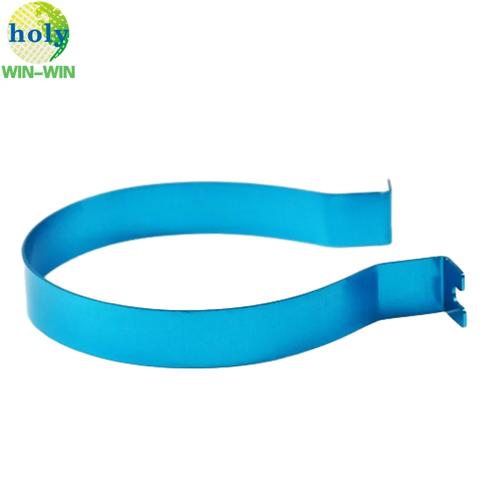 High Quality Metal Fabrication Laser Cutting Bending Ring Aluminum Metal Parts Anodized Metal Custom