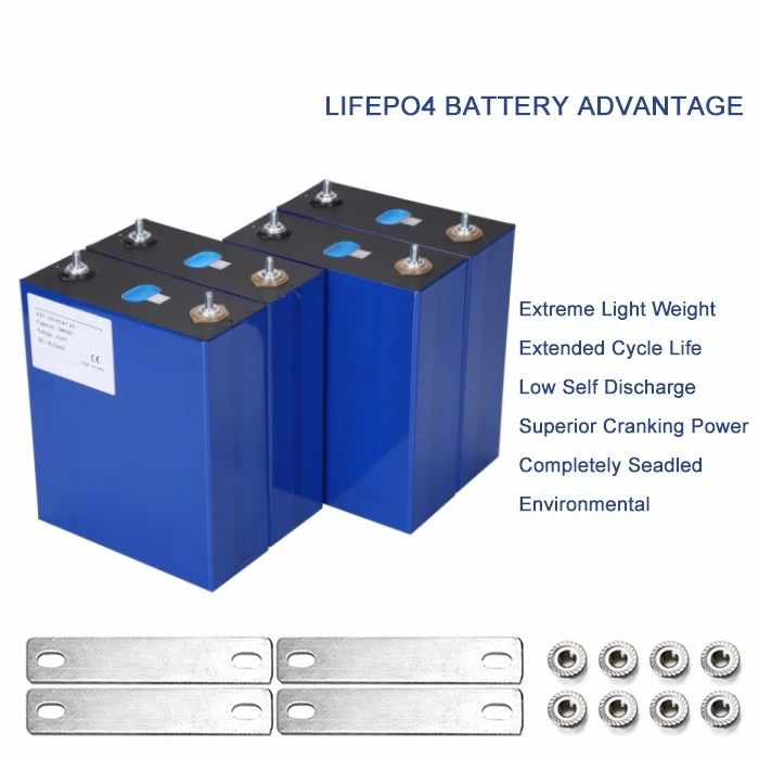 Germany EU Stock LiFePO4 LF280K 3.2V 280K Batteries 280Ah Prismatic Cells with 10000 Cycle Life for PV/Home Energy Storage