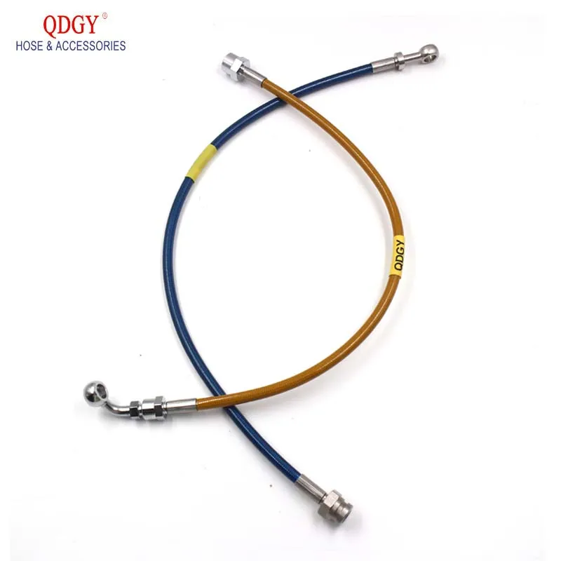 Factory Price Hydraulically Reinforced Stainless Steel Braided Motorcycle Brake Line Wire