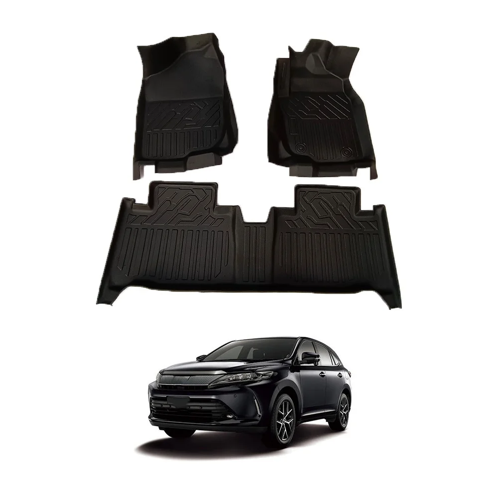 Best Price Car Floor Mats Waterproof 3d TPE Material Car Floor Mat for HARRIER ZSU60(2014-2020)