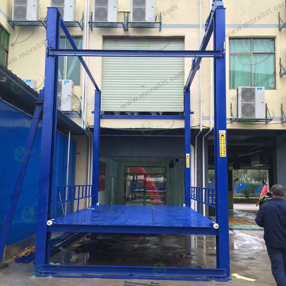 Hydraulic Garage Parking Four Post Car Lift with Mechanical Lock