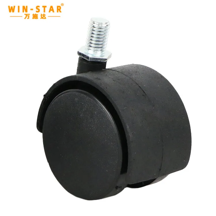 black nylon caster wheel for office chair furniture hardware