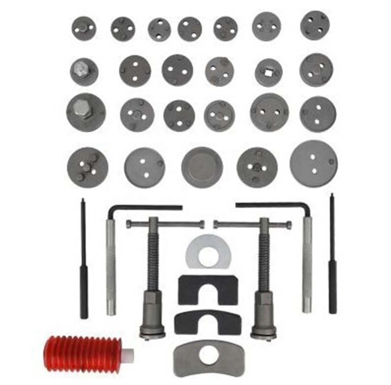 SUGETOOLS carbon steel 35pcs pin punches rear brake disc removal tool set for car brake caliper piston