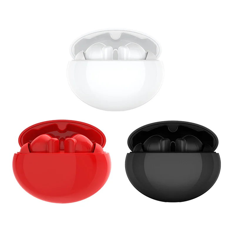 COOYEE Patent W4 Bluetooth Earphone Small and Round Charging Case Leisure Sports Headphones, 8MM Composite Membrane Bass