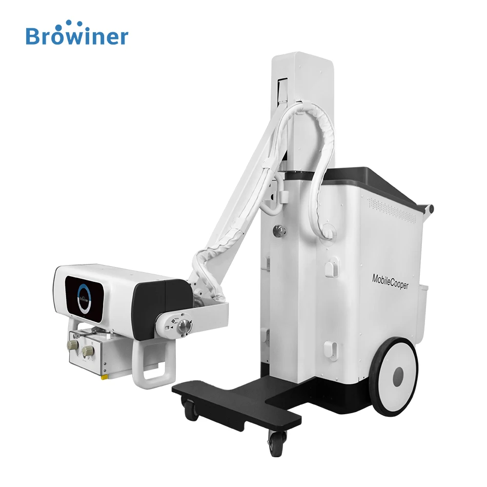 Hot Selling Portable Digital Mobile X-ray Machine Mobile Cooper Fast Charging Medical X-ray Machine