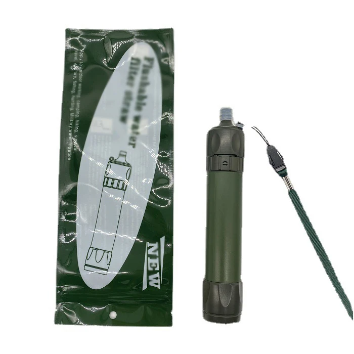 New Survival  Portable For Camping Emergency Filter Water Purifier Equipment
