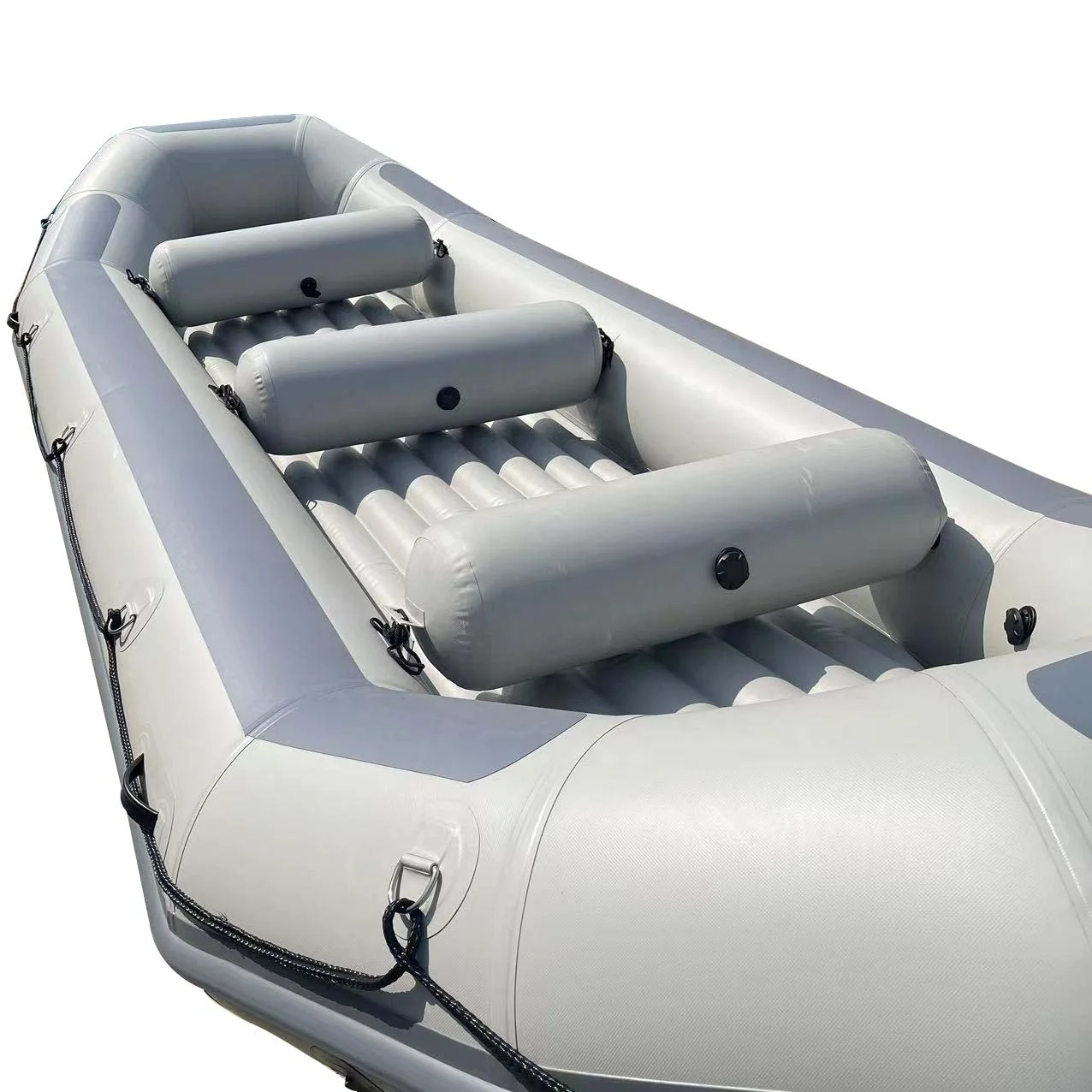 High quality  Inflatable White Water Raft / Rafting Boat With Inflatable Floor