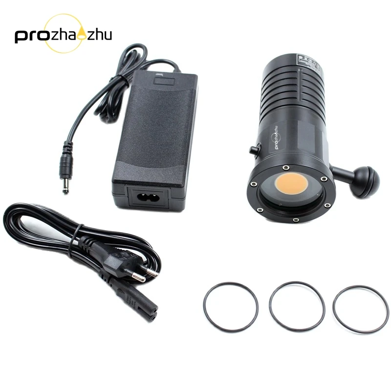 IP68 Underwater Diving Light 12000 lumen 120 Degrees Wide Angle COB Dive Lamp Rechargeable Waterproof Video Photo Film Light