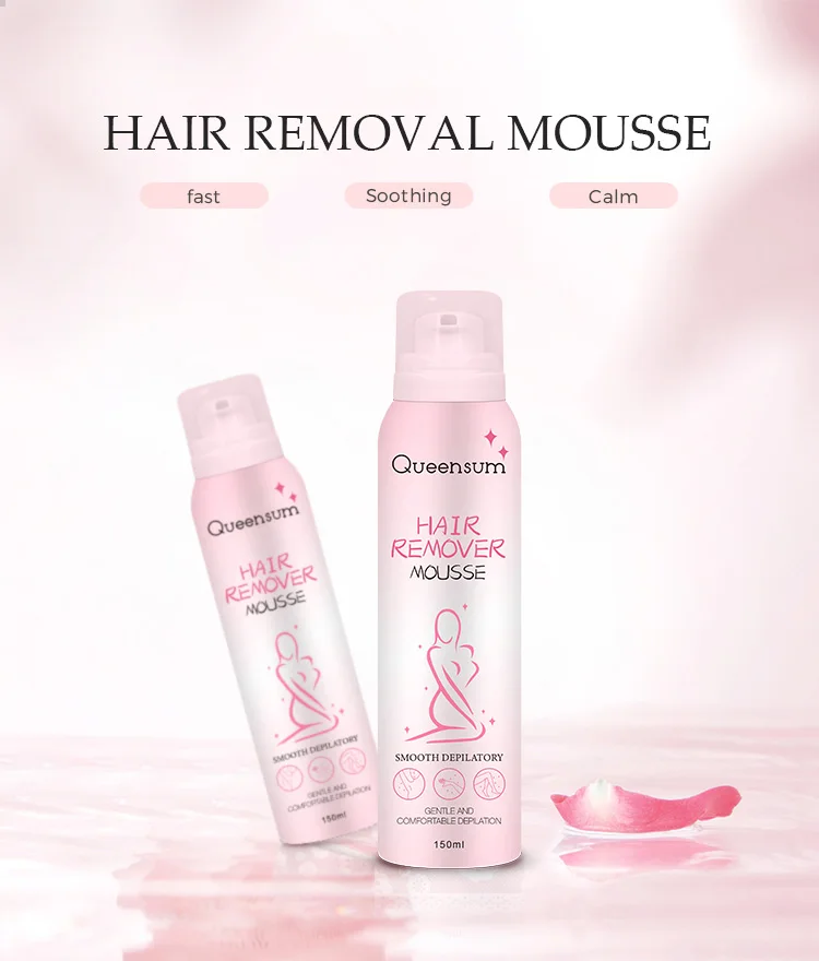 Free samples natural under cover hair removal spray permanent instant hair removing spray
