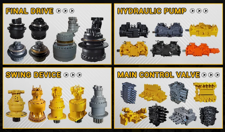 Sale protection Excavator Parts M5X250CHB Swing Motor with Gearbox SY500 Swing Device For Sany