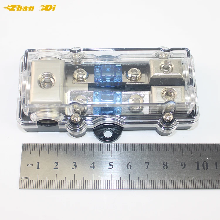 OPEN 60A 80A 100A Auto Car Stereo Audio Solar Energy Circuit Breaker Reset Fuse RV Fuse 12V 24V Protective Fuse Holder