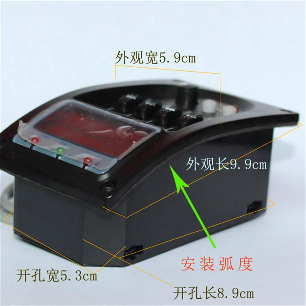 Wholesale Five sections EQ  equalizer Acoustic Guitar Pickup LC-4/5  Musical Instrument Accessories