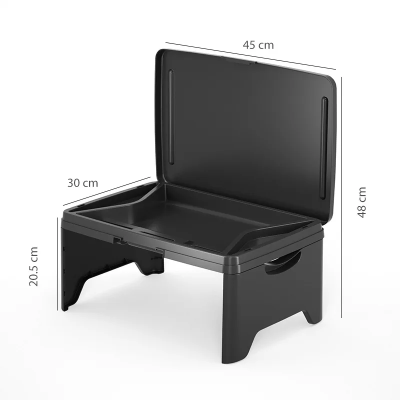 America market bed study table computer desk ergonomic folding laptop plastic stand lap desk working folding table