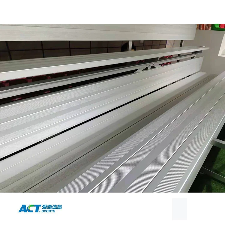 
Portable stadium bleacher movable player bench seating for soccer 