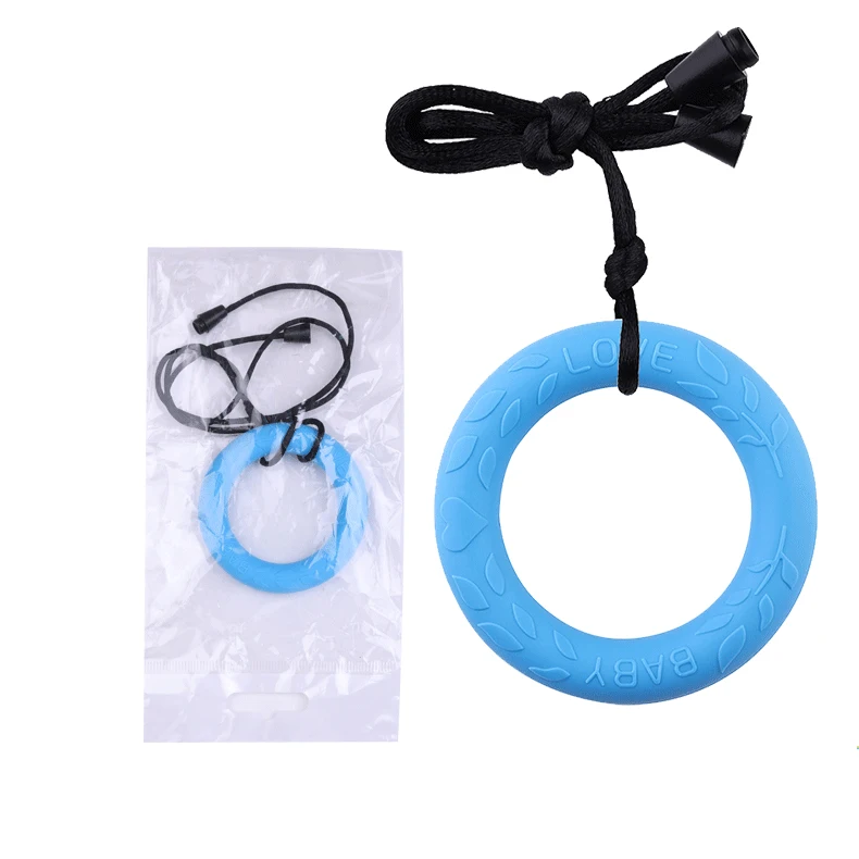 Baby Teether Silicone Toy Baby Bracelet Gift Rings Silicone Baby Teether For Mouth Explore