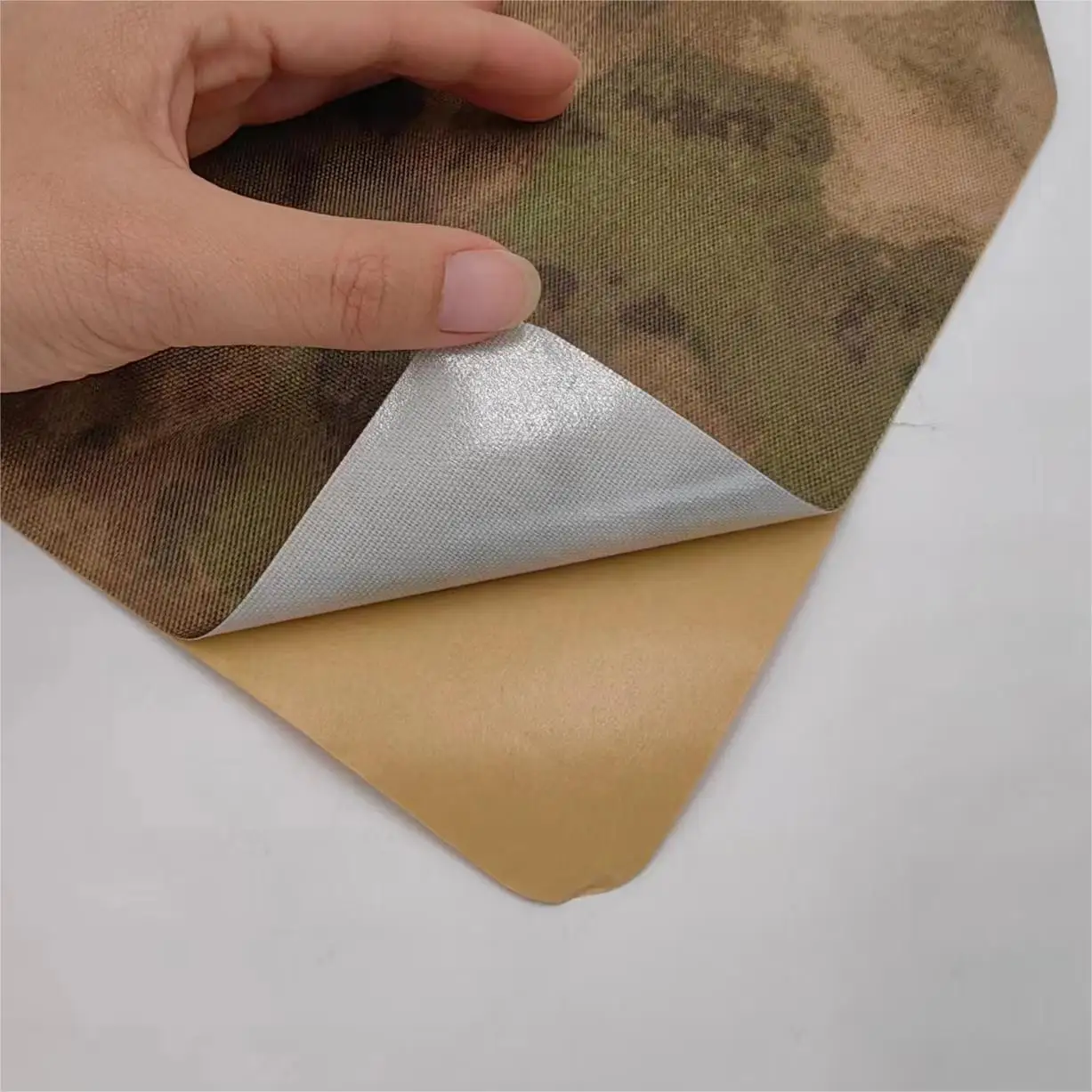 oxford fabric with adhesive attached for Outdoor Tactical Vest Insert Plate