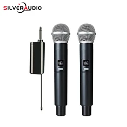 GAW-58B Wireless Usb Microphone Karaoke Speaker Performance Outdoor Audio DJ Singing Ktv Conference With Receiver Mic