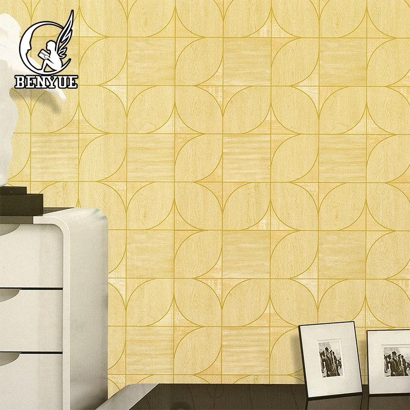  Обои с ПВХ покрытием обои 3d листья шаблон водостойкие рулоны для гостиной