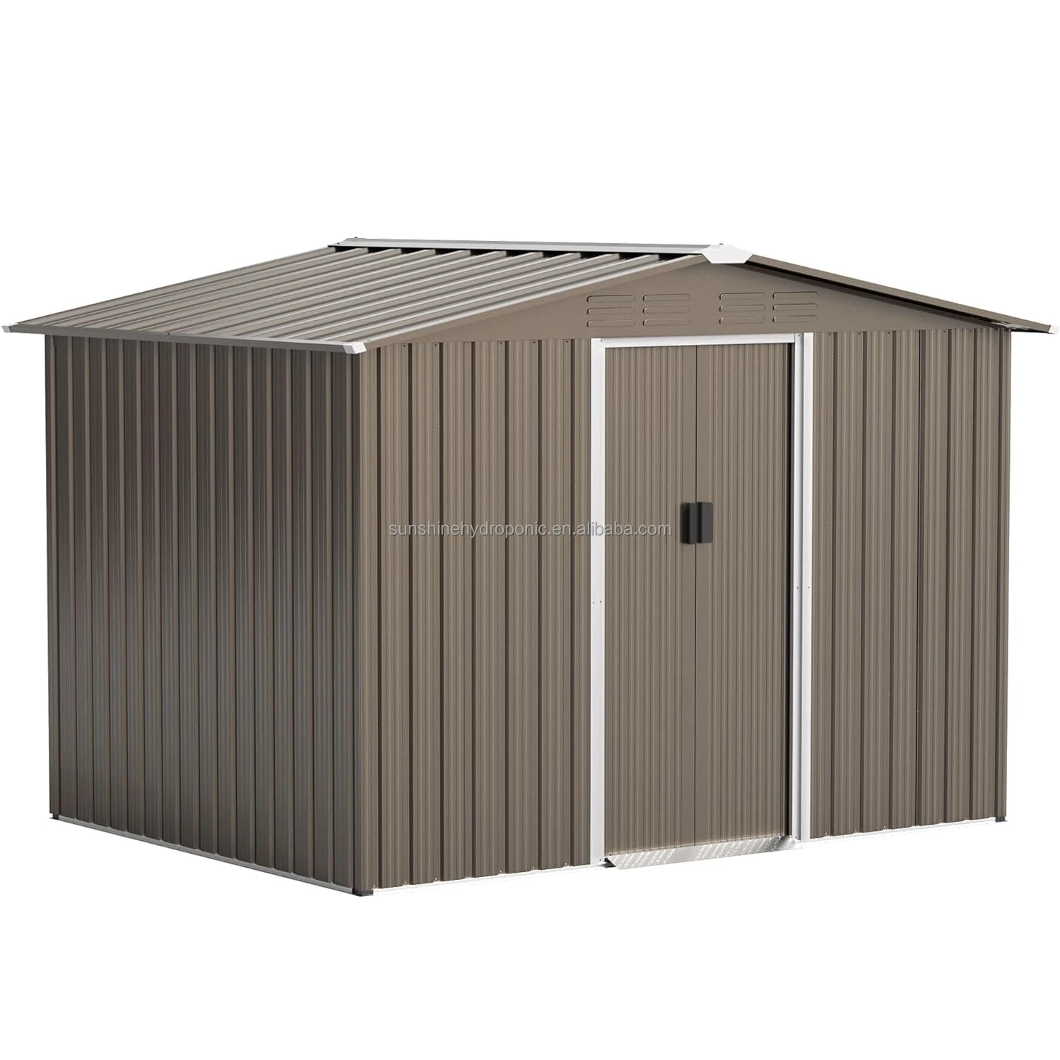 Waterproof galvanized metal garden shed outdoor garden cellar tool storage house