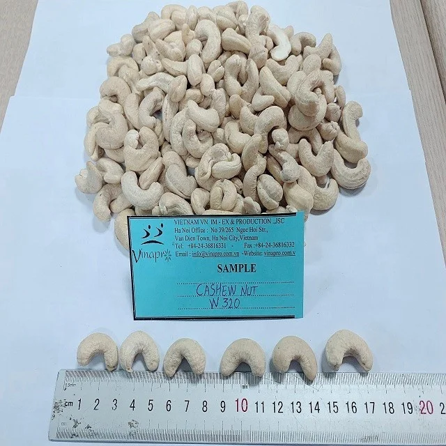 100% Processed VIetnam Organic natural nuts, organic cashew nuts All Grades WW, WS, BB, SW, SK  - Export to Worldwide