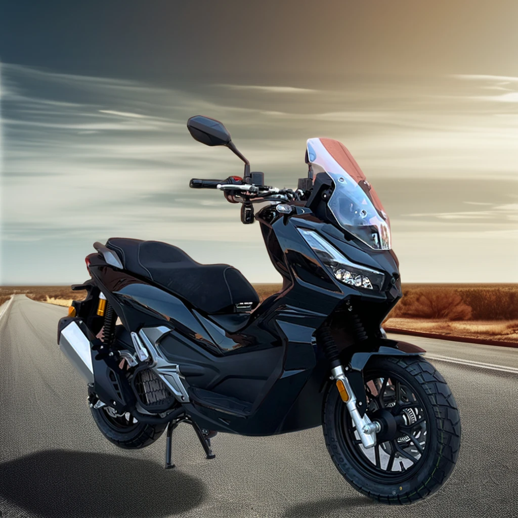 Wholesale ADV 200cc Gas Scooter with Powerful Engine Max Speed 105KM/h Water Cooled EFi System Front & Rear Disc Brake for Sale