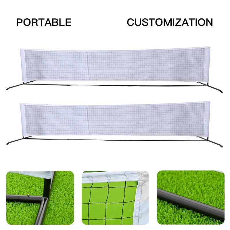 Hot Selling Outdoor Pickleball Sporting Gear Adjustable Durable Portable Pickleball Net 22 Feet Pickle Ball Net