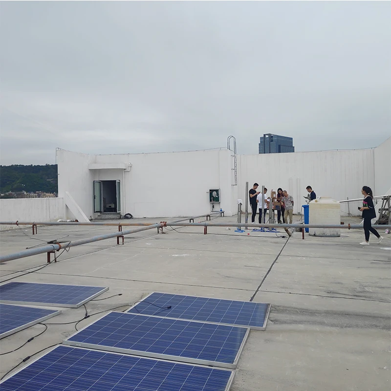 DC solar submersible deep well pump with built-in controller