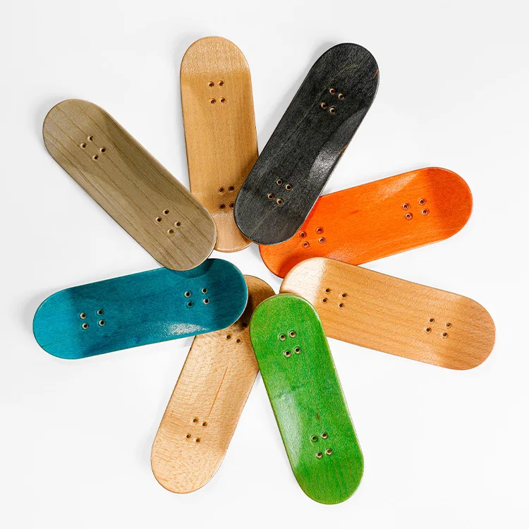 32/34mm Professional Tech Fingerboards Wood Deck Creative Mini Finger Board Deck Maple Wood Finger Skateboard Deck