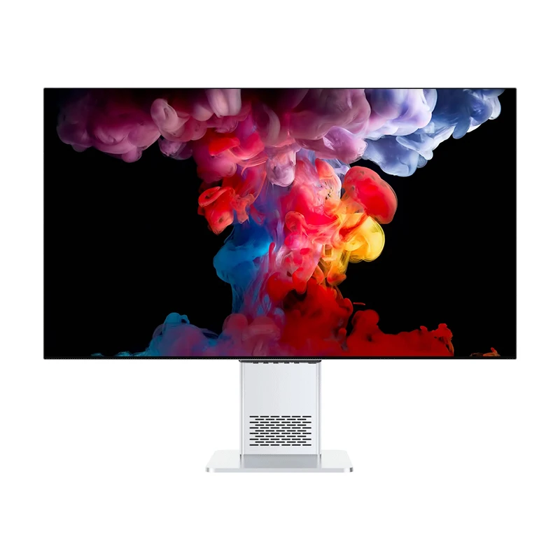 Китай Фошань пользовательский 27 дюймовый настольный дисплей для ПК HDR серебристый 60 Гц фирменный 4K IPS дюймов СВЕТОДИОДНЫЙ монитор алюминиевый OEM UHD с