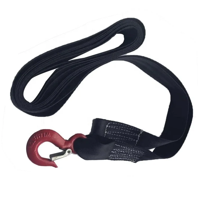 Cheap price  boat accessories and parts trailer winch webbing w/hook  for yacht/sail/car/ship