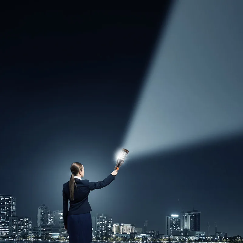 Multi-function new arrival Outdoor Camping rechargeable LED Tripod Work Light Job Site Lighting with hook