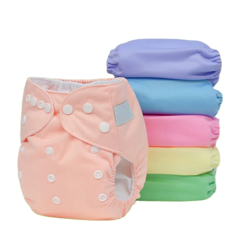 Adjustable One Size Pocket Diapers Reusable Baby Diaper Washable Diaper