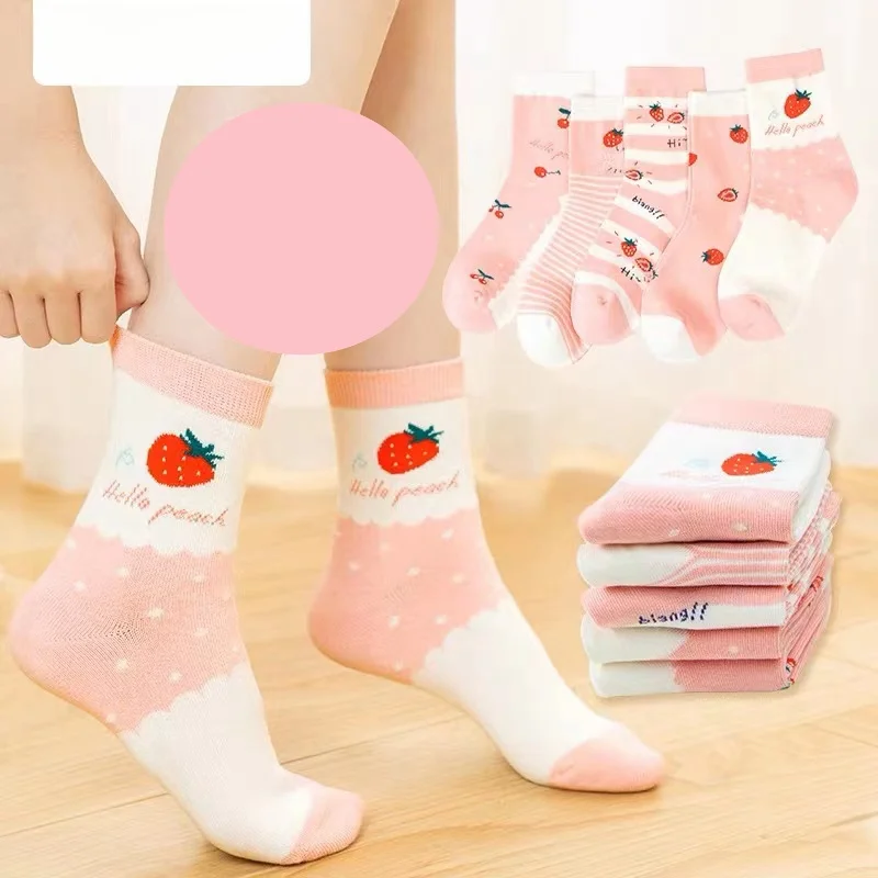 Зимние трикотажные носки для девочек