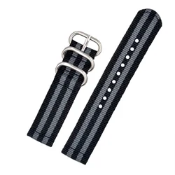 Quick release New fashion men women interchangeable nylon strap cuff smart watch bracelet for 18 20 22 24 mm watch band