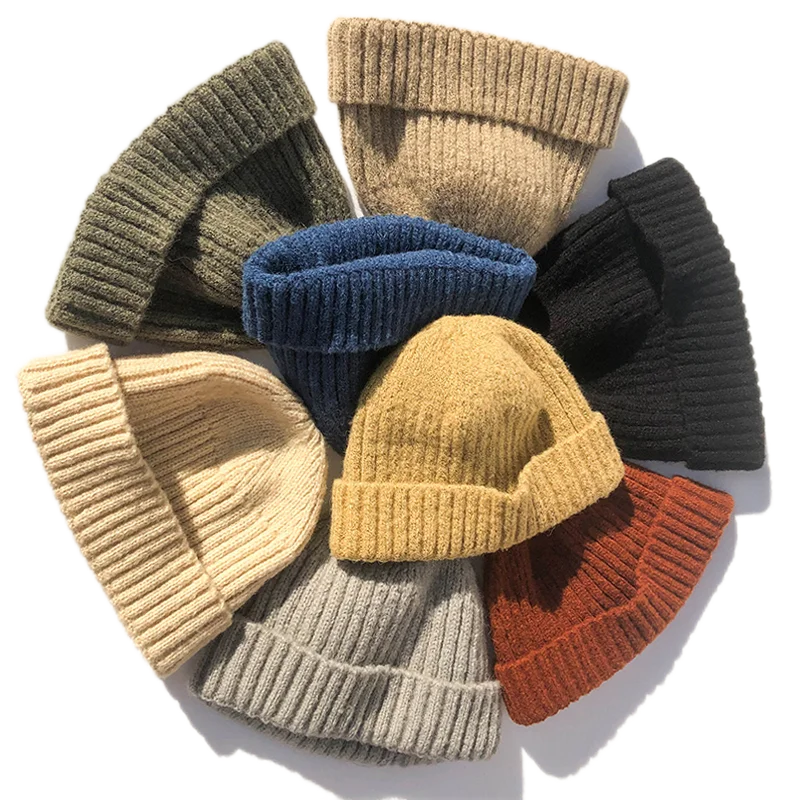 
Spot wholesale Beanie custom LOGO woolen hat winter keeping warm Knitted hat Support high quality Beanie 