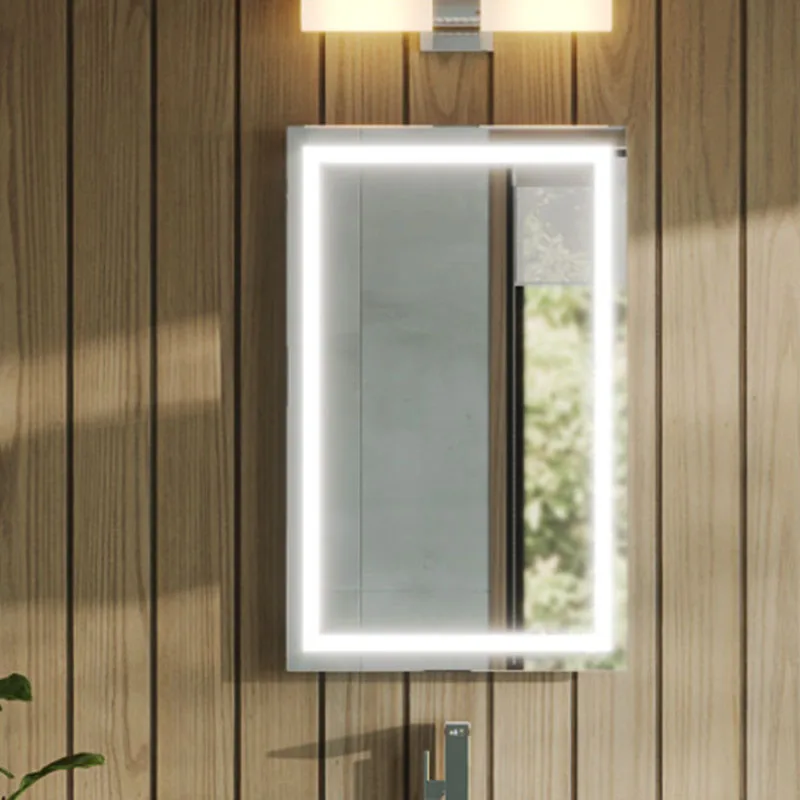 Factory wholesale light mirrors hotel full UL cUL CE Touch switch anti-fog CCT 3000k-6000k 24*36/28*36 bathroom vanity mirror