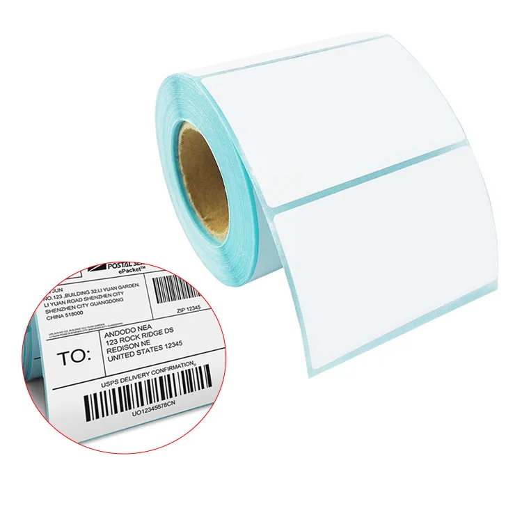 High Sensitive Direct Thermal Transfer Printing Label Paper Rolls 4 x 6 1000 Labels