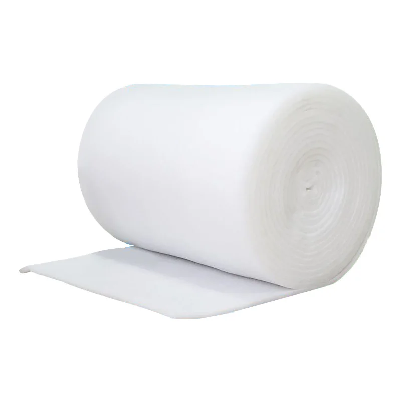 Wholesale Factory Ceiling Filter Synthetic Fiber Cotton Media Roll Air Manufacturing Plant Spray Booth Pre-Filter Direct