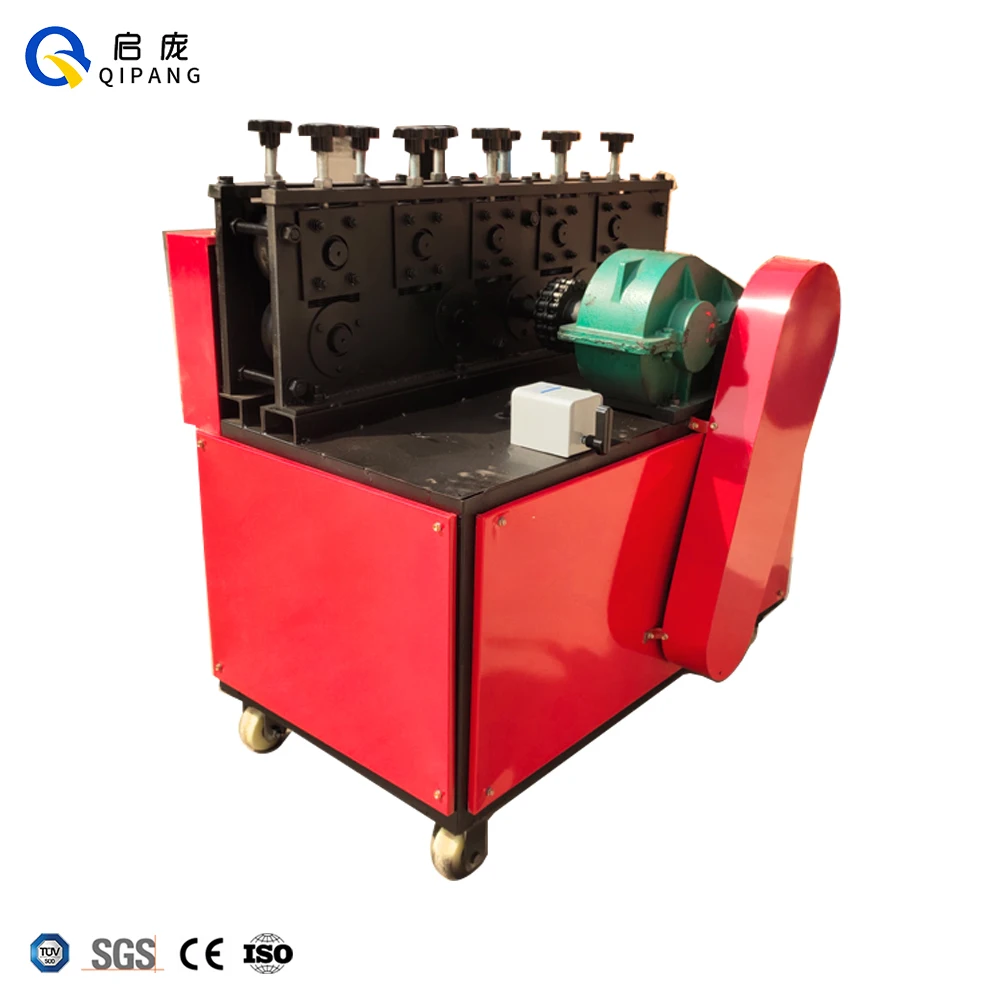 QIPANG stainless steel pipe straighten Iron aluminum tube straightening machine vegetable greenhouse pipe electric straightener