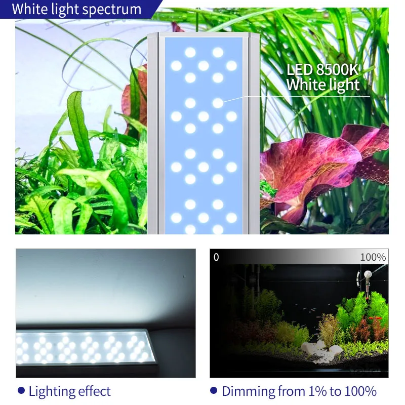 Wholesale RoHS 120cm 8800K Planted LED Aquarium Light, LED Light For Aquarium Tank