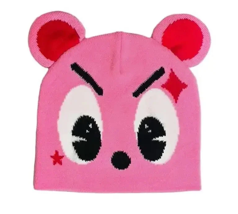 Factory Wholesale Custom Design Jacquard Intarsia Print Knit Y2k Beanie