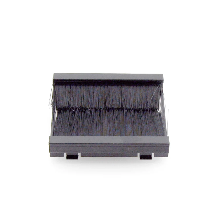 UK Type 2 port RJ45 Brush Module Wall Faceplate