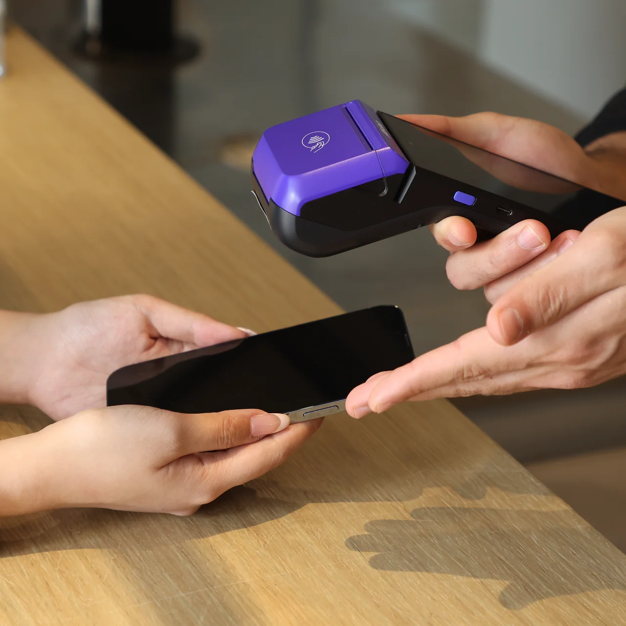 Handheld Android 12 NFC Touch Screen  Counter Top Smart Payment POS for lottery