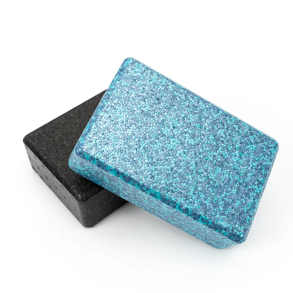 Высококачественный нескользящий блок для йоги 3x6x9 дюймов из переработанного материала EPP для домашнего фитнеса