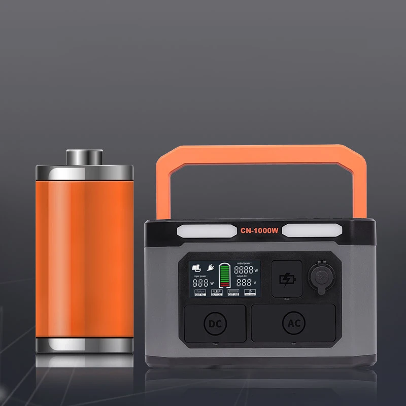 2000W outdoor solar charging large capacity ultra-clear digital screen display portable new mobile energy storage power