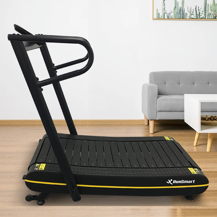 
home use curve treadmill with folding wholesale fitness running unpowered non motorized treadmill 