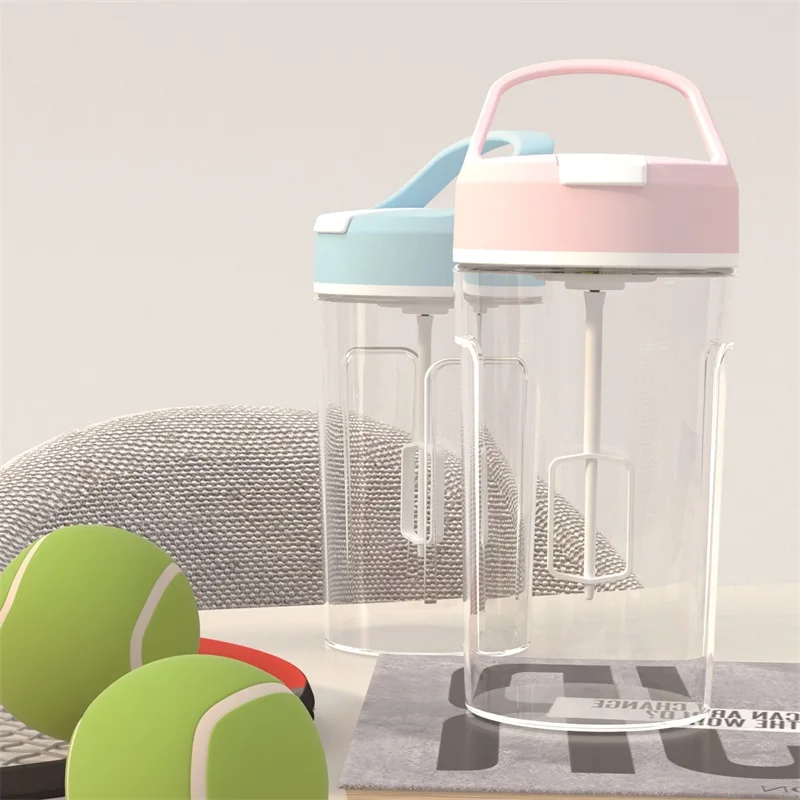 Bucked up large smart automatic shaker bottle cute pink whey protein mixer funny bulk helix shaker cups